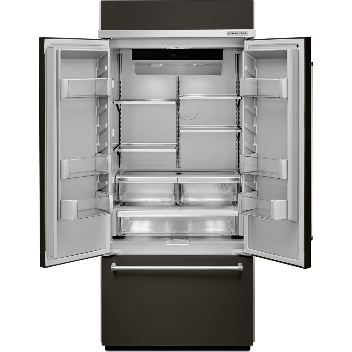 KitchenAid French Door Fridge (KBFN506EBS) - Black-on-Stainless KitchenAid French Door Fridge (KBFN506EBS) - Black-on-Stainless